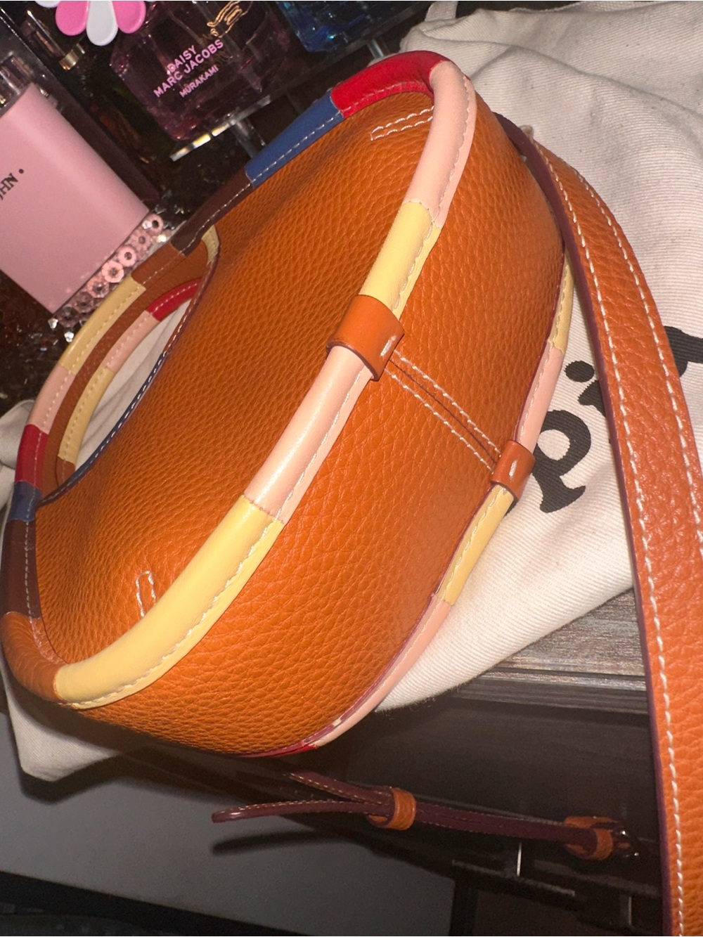 COACHTOPIA MINI ERGO BAG WITH CROSSBODY STRAP, Burnished Amber Multi- Sold Out - Picture 12 of 17